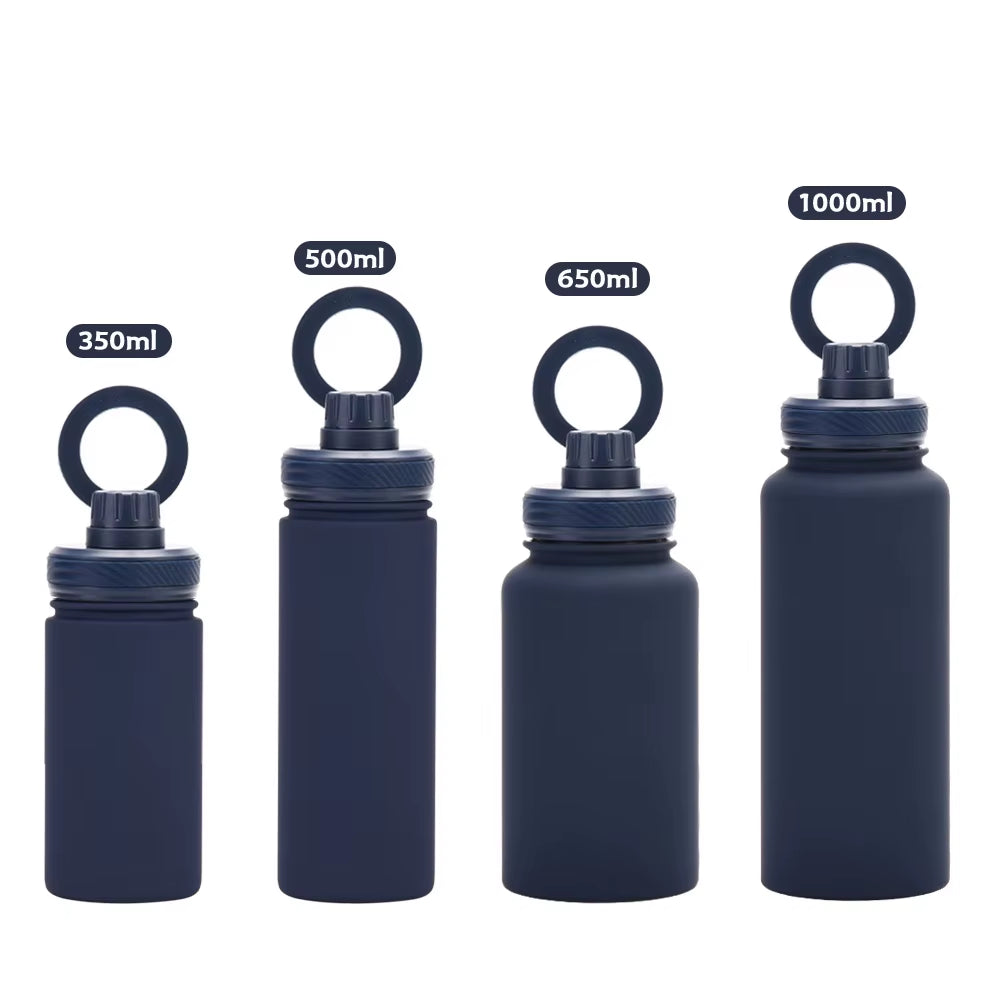 32Oz Rubber Double Wall Stainless Magsafe Vacuum Flask Tumbler Water Bottle Magnetic Phone Holder with Custom Logo