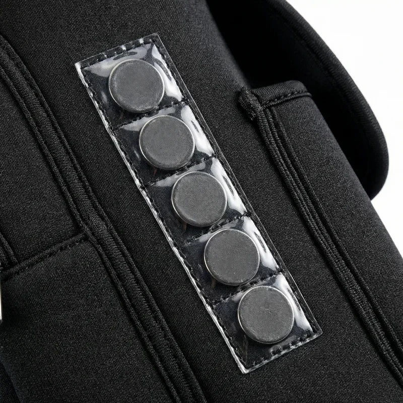 Magnetic Fitness Water Bottle Holder with Phone Pocket and Shoulder Strap Gym Accessories Storage Pouch Carrier Bottle Cover